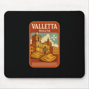 Mousepad Valletta Malta Lembrança Comida Maltesa E Viagem D