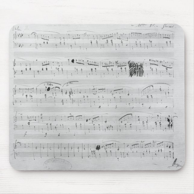 Mousepad Valsa no menor de F (Frente)