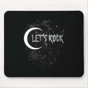 Mousepad Vamos Balançar Na Lua Rock Star Com A Proibição Do