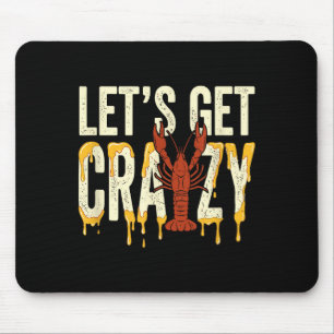Mousepad Vamos enlouquecer lagosta crustáceos frutos do mar