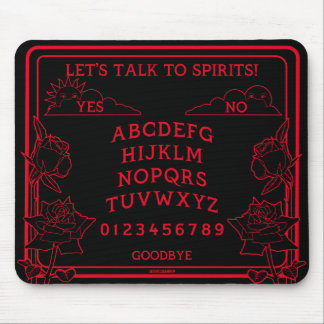 Mousepad Vamos Fala Com Espíritos Pretos De Mouse Gótico Pr