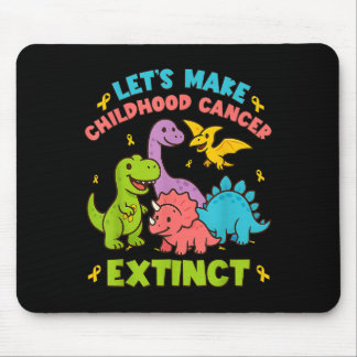 Mousepad Vamos Faz Cancer De Infância Vestir Dinossauros Ex