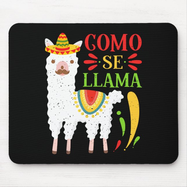 Mousepad Vamos Fiesta Como Te Llamas Cinco De Mayo Como Se (Frente)