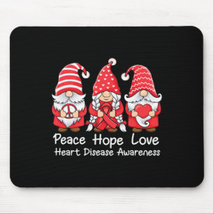 Mousepad Vamos Gnomos Vermelhos Cute Vestem Vermelhos Para