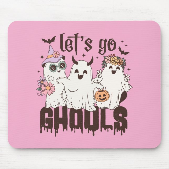 Mousepad Vamos Go Ghouls Halloween (Frente)