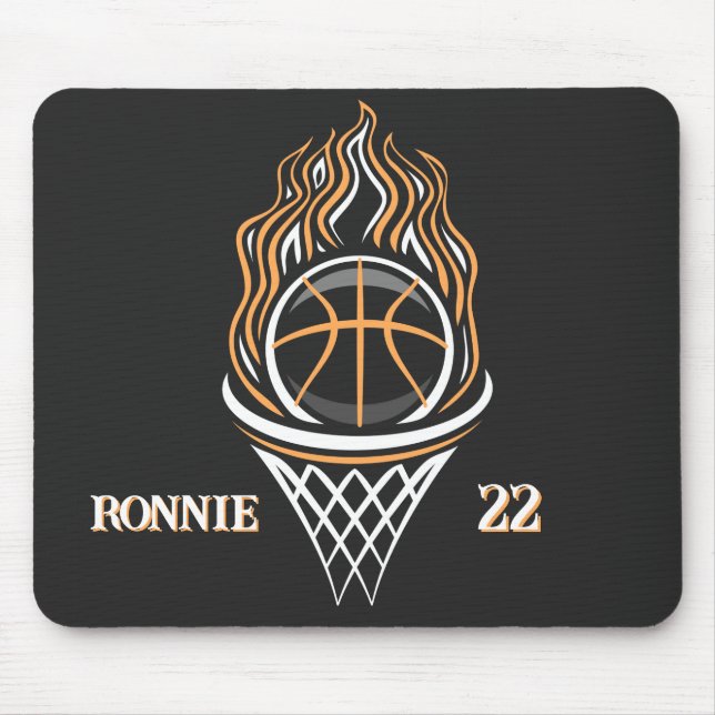 Mousepad Vamos Jogar Basquete  (Frente)