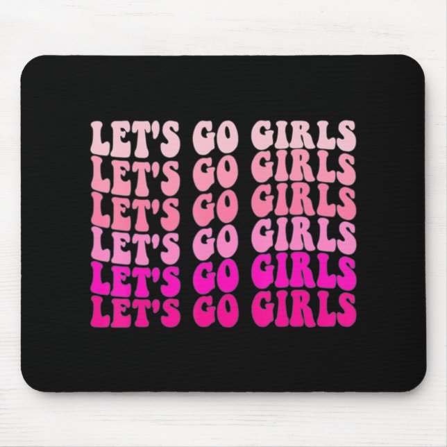 Mousepad Vamos Meninas Viagem de Despedida de Solteira Retr (Frente)