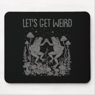 Mousepad Vamos Obter Sapos Dançantes Estranhos Cogumelos En
