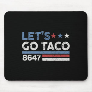 Mousepad Vamos Taco 8647 Bandeira dos EUA 86 47 Homens Mulh