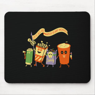 Mousepad Vamos Todos Assistir Filmes Assustadores Funny Pop