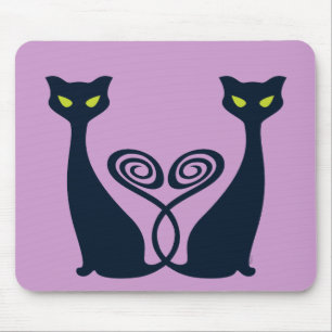Mousepad Vampiro Cat Duo