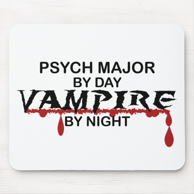 Mousepad Vampiro principal de Psych em a noite (Frente)