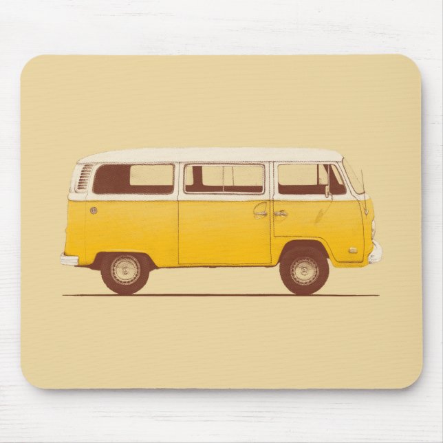 Mousepad Van amarelo | Florent Bodart (Frente)