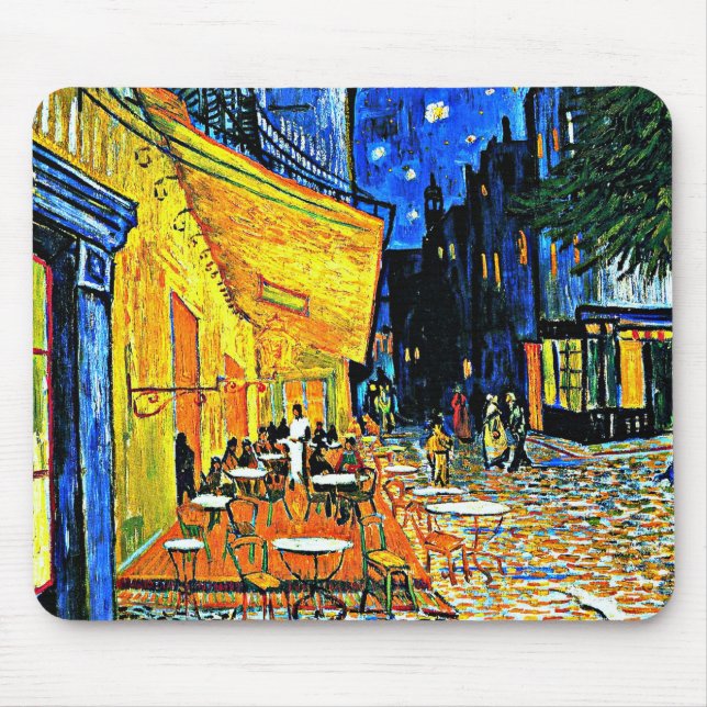 Mousepad Van Gogh - Cafe Terrace (Frente)