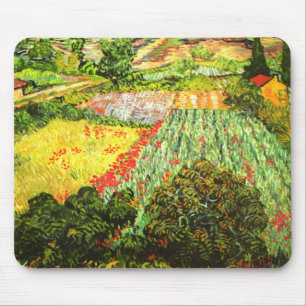 Mousepad Van Gogh: Campo com papoilas