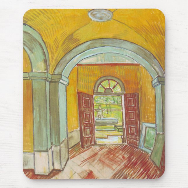 Mousepad Van Gogh Entrance Hall do Hospital Paul Santo (Frente)