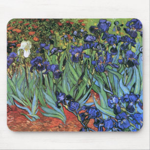 Mousepad Van Gogh Irises (F608) Vintage Fine Art
