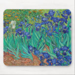 Mousepad Van Gogh Irises. impressionismo floral azul<br><div class="desc">Mão de rato "Irises" Van Gogh. Arte do impressionismo floral azul.</div>