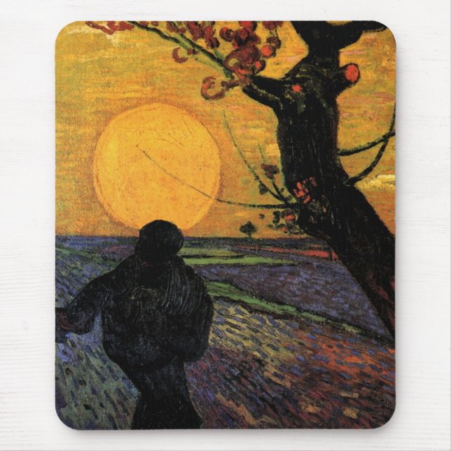 Mousepad Van Gogh; O Agricultor De Peasant, Na Potência, Vi (Frente)