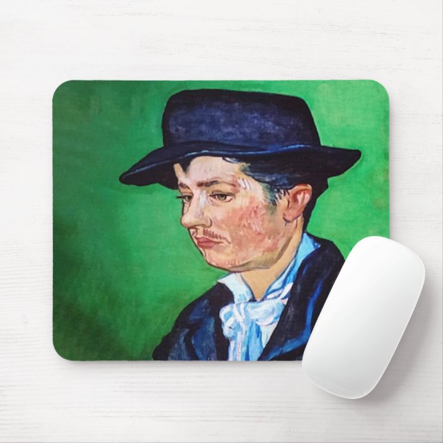 Mousepad Van Gogh Retrato de Armand Roulin (Com mouse)
