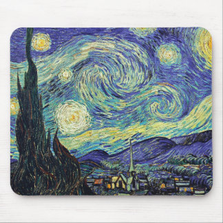 Mousepad Van Gogh Starry Night