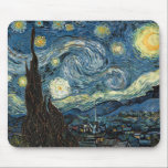 Mousepad Van Gogh Starry Night<br><div class="desc">A famosa pintura de Vincent Van Gogh Starry Night é uma das mais icônicas trabalhos de arte da história, celebrada por suas vibrantes espirais e profundidade emocional. Pintado em 1889 durante o tempo de Van Gogh em um asilo, Starry Night captura um céu noturno sonhador cheio de braçadas expressivas e...</div>