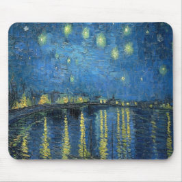 Mousepad Van Gogh Starry Night Over the Rhone