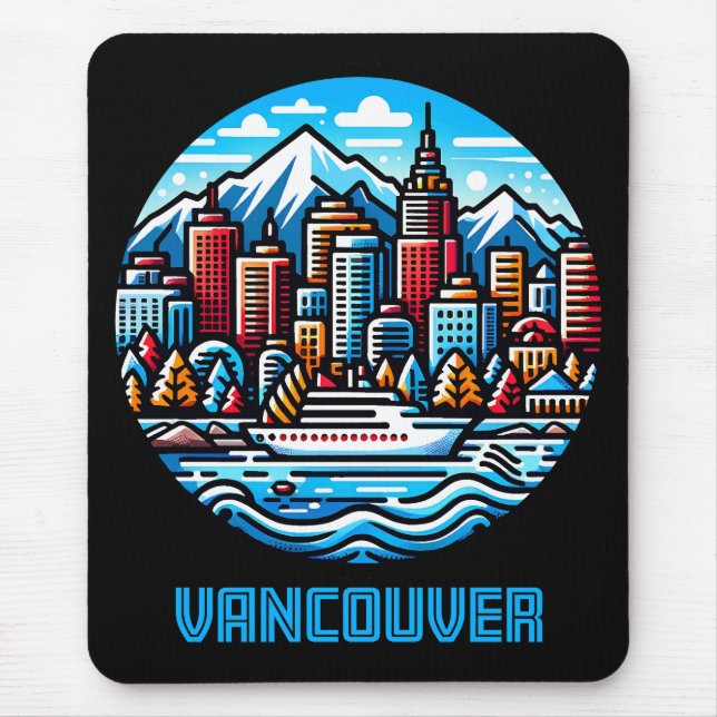 Mousepad Vancouver British Columbia Canada (Frente)