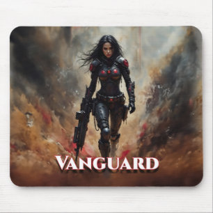 Mousepad Vanguard – Guerreira Futurista Feminina