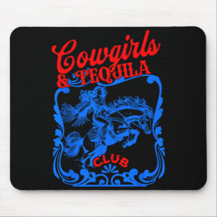 Mousepad Vaqueiras E Tequila Cauda Vintage Engraçado Beber 