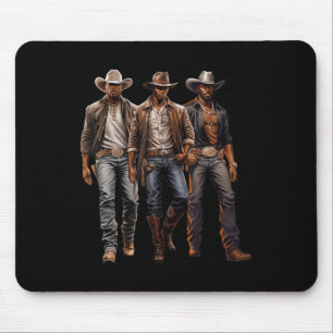 Mousepad Vaqueiro Negro Rodeio Western Melanina História Ne