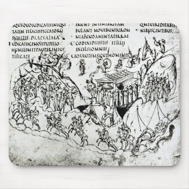 Mousepad Várias cenas que ilustram um salmo 2 (Frente)