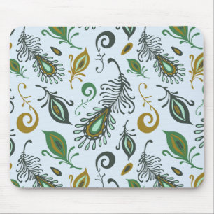 Mousepad Várias penas coloridas