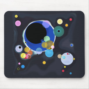 Mousepad Vários Círculos, Vassily Kandinsky em digital