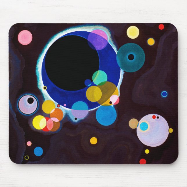 Mousepad Vários Círculos, Wassily Kandinsky (Frente)