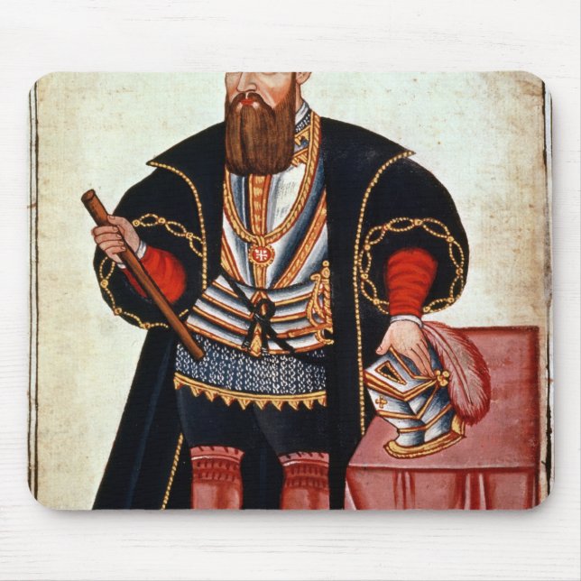 Mousepad Vasco da Gama, ilustração (Frente)