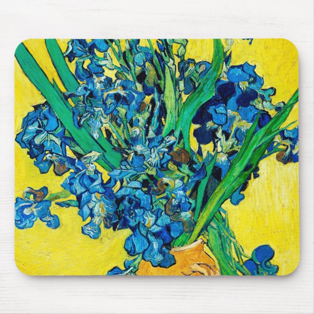 Mousepad Vase com irlandeses, Van Gogh (Frente)