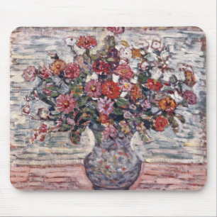Mousepad Vase das Flores, Zinnias, de Maurice Prendergast