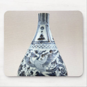 Mousepad Vaso azul e branco, dinastia de Yuan
