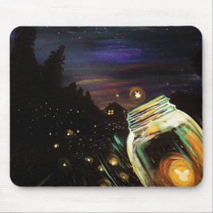 Mousepad Vaso de Pedra Mason com Luz de Vaga-lume Enfeitiça