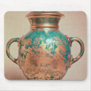 Mousepad Vaso e tampa de Chelsea com chinoiserie da porca