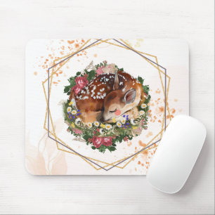 Mousepad Vassoura Dormindo, Gráfico Marrom de Animais