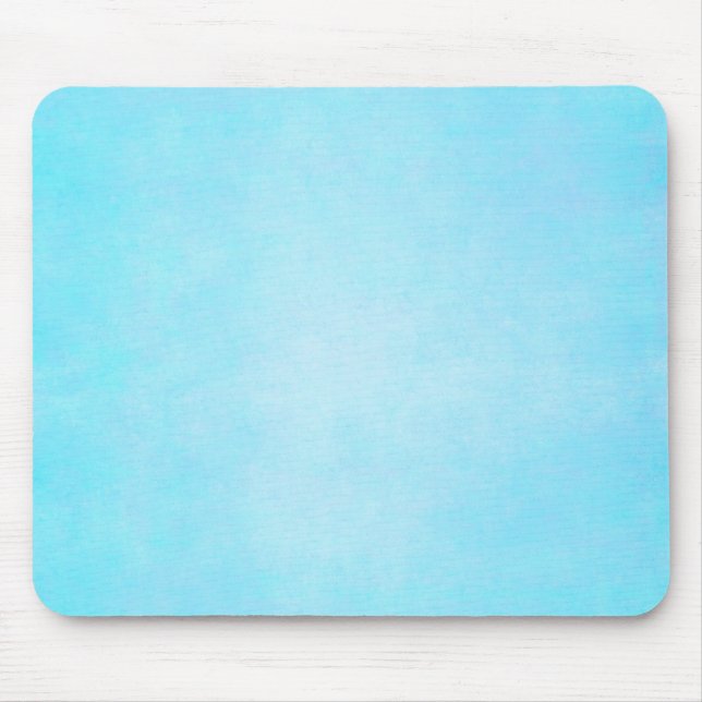 Mousepad Vazio claro azul do modelo da aguarela da cerceta (Frente)