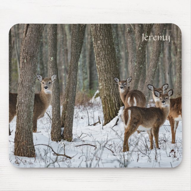 Mousepad Veado de inverno (Frente)