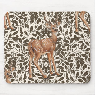 Mousepad Veado em cor damasco de carvalho decorativo em cas