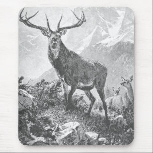 Mousepad Veado nas montanhas