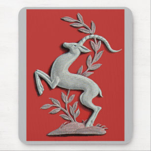 Mousepad veado prateado