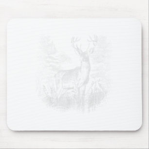 Mousepad Veados Na Floresta Natureza Animais Amantes De Vea