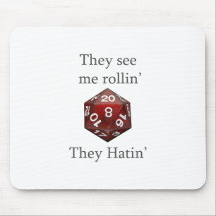 Mousepad Vêem-me engrenagem do rollin