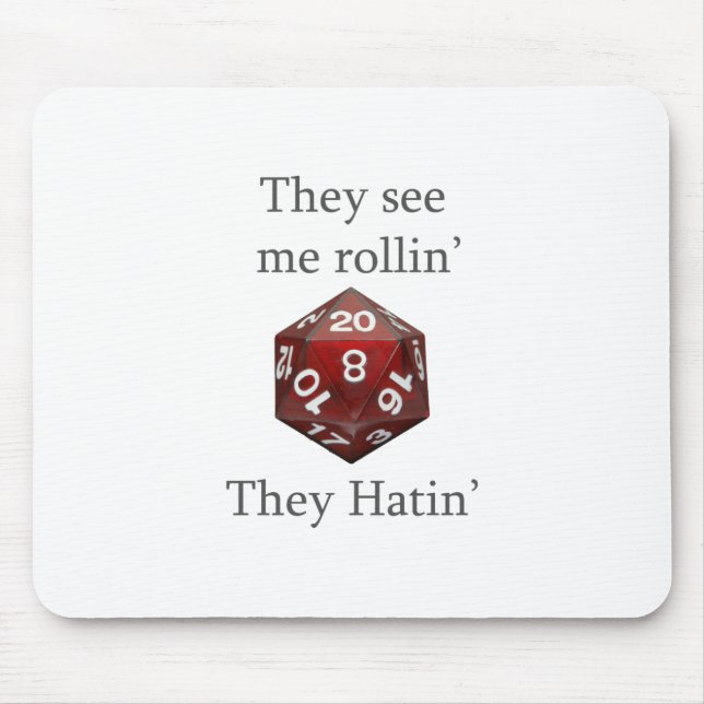 Mousepad Vêem-me engrenagem do rollin (Frente)